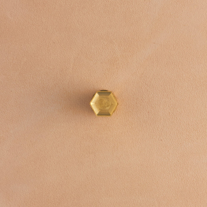 Hex Brass Stamp