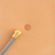 Floral Center Brass Stamp