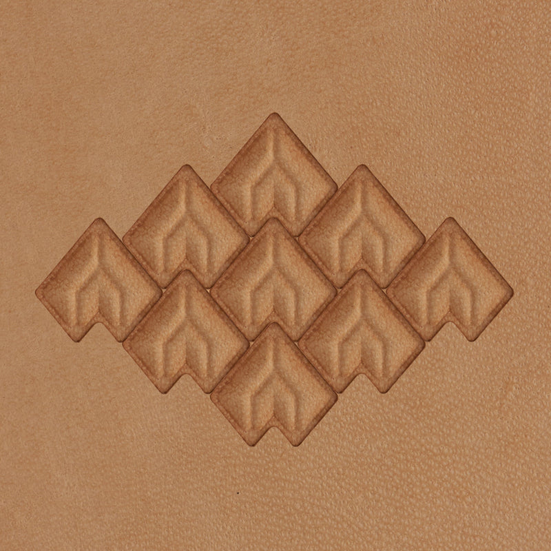 Diamond Cushion Brass Stamp