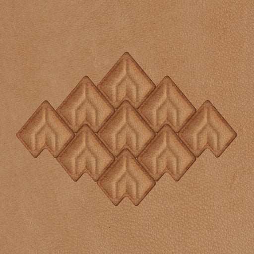 Diamond Cushion Brass Stamp