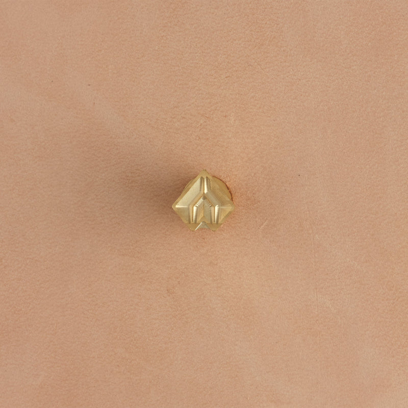 Diamond Cushion Brass Stamp