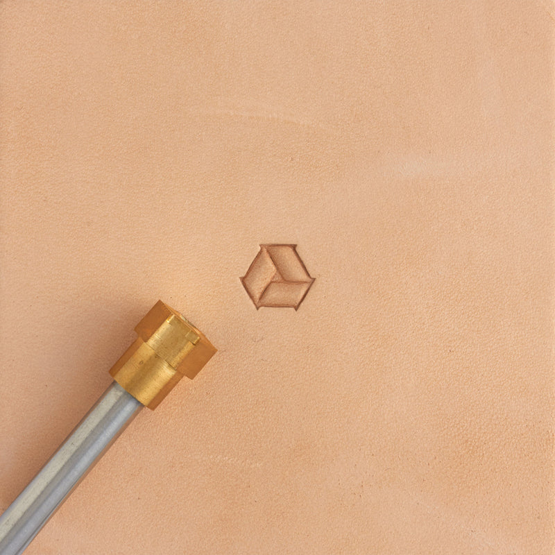 Tri Basket Weave Brass Stamp