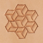 Tri Basket Weave Brass Stamp