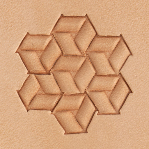 Tri Basket Weave Brass Stamp