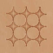 Detailed Box Diamond Brass Stamp
