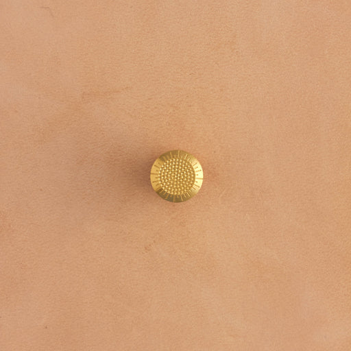 Flower Center Brass Stamp