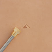 Aztec Triangle Border Brass Stamp