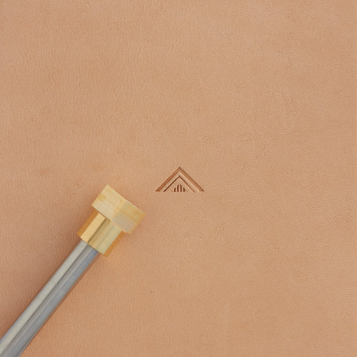 Aztec Triangle Border Brass Stamp