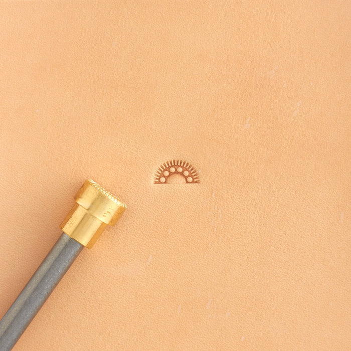 Flower Border Brass Stamp