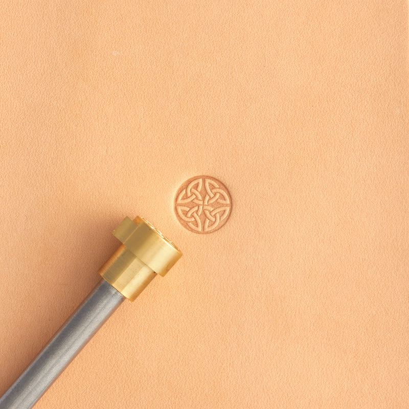 Celtic Circle Weave Brass Stamp