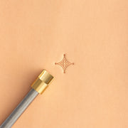 Box Flower Brass Stamp