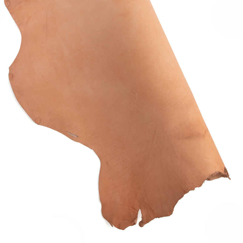 Economy Veg-Tan Saddle Skirting Side Golden Rose