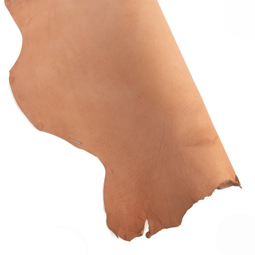 Economy Veg-Tan Saddle Skirting Side Golden Rose