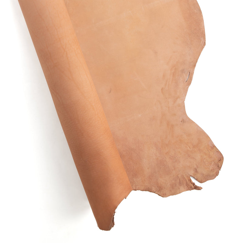 Economy Veg-Tan Saddle Skirting Side Golden Rose