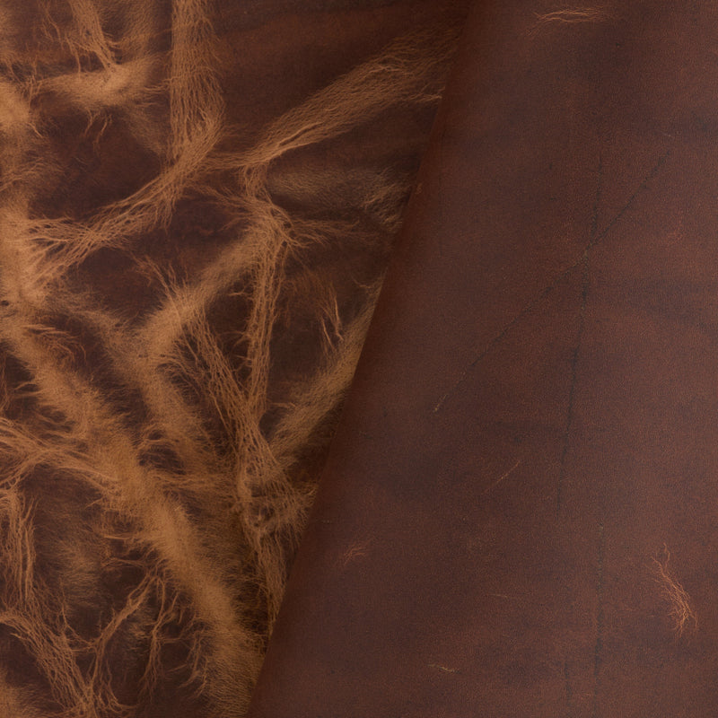 Rustic Tri-Cut Cowhide