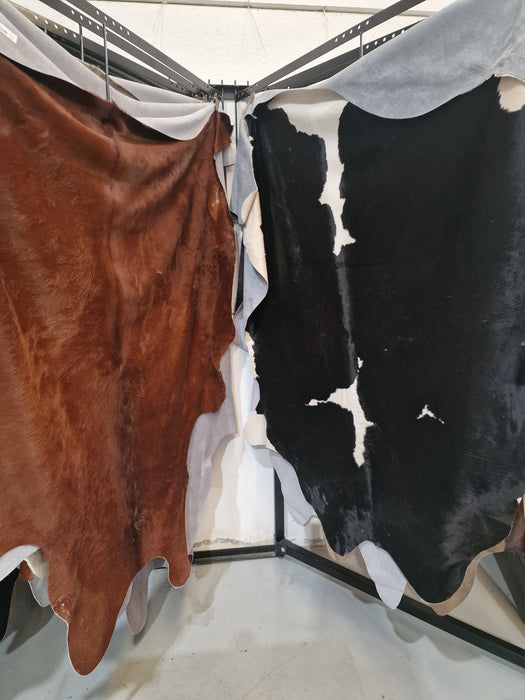 HAIR-ON COWHIDE NATURAL ASSORTED HIDE MED/LARGE