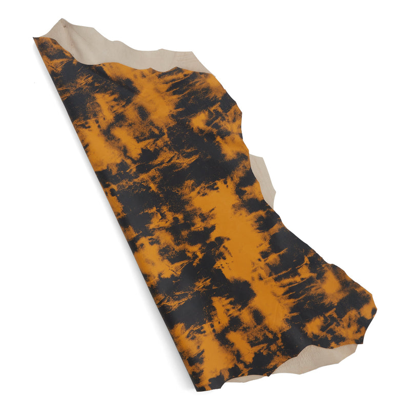 Vintage Print Lambskin Yellow