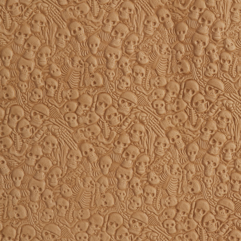 Skull Print Veg-Tan Sheepskin - FINAL SALE