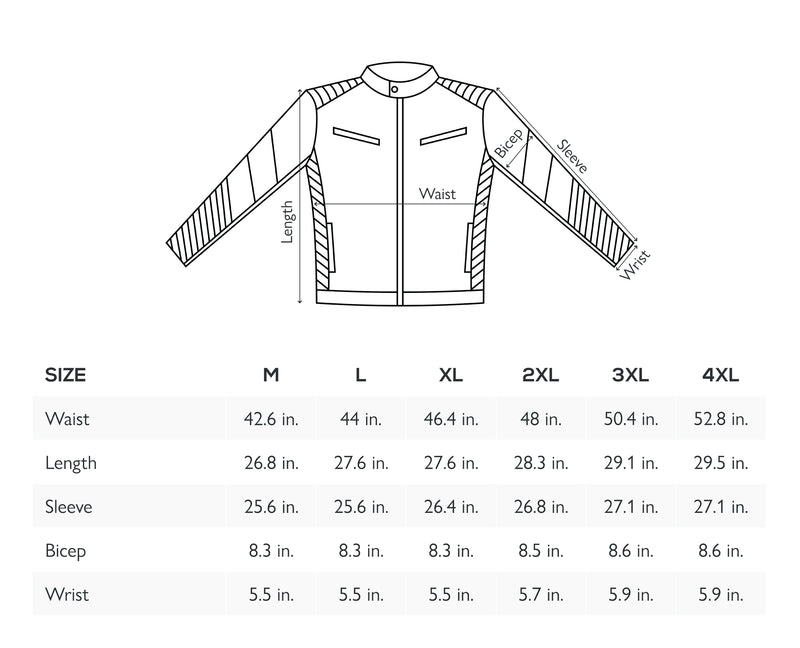 Patron en papier pour veste de motard pour homme Creative Awl
