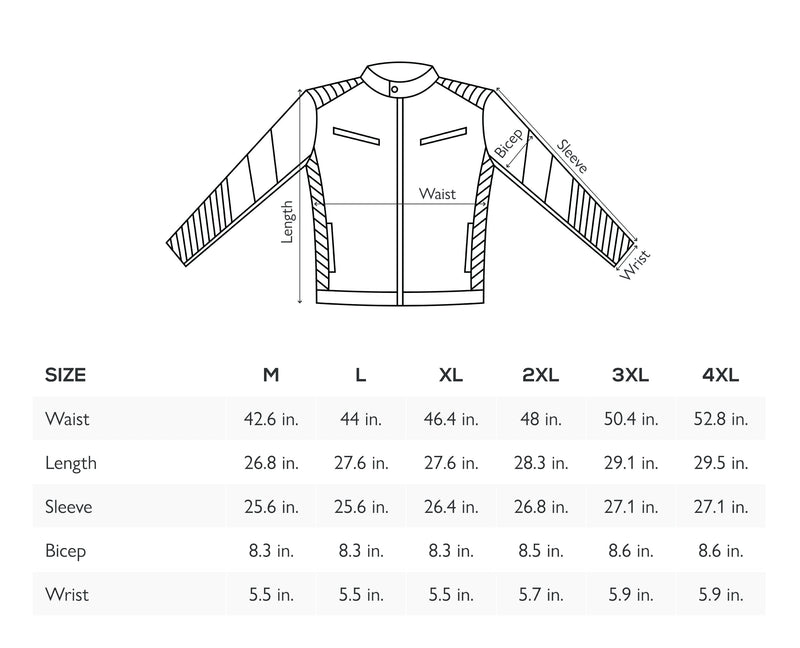 Creative Awl Men's Biker Jacket Paper Pattern