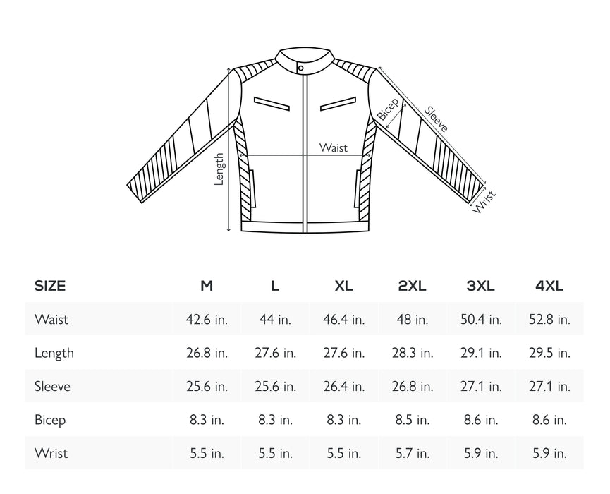 Creative Awl Men's Biker Jacket Paper Pattern