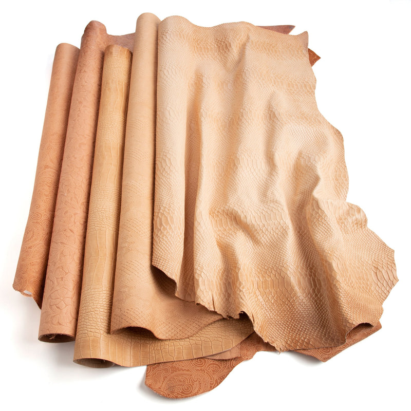 Embossed Veg-Tan Single Shoulder