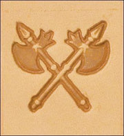 Craftool® Stamp Head Crossed Axes