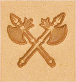 Craftool® Stamp Head Crossed Axes