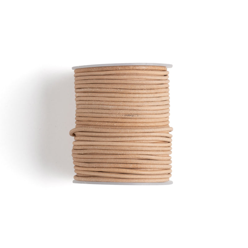 Lacet rond en cuir