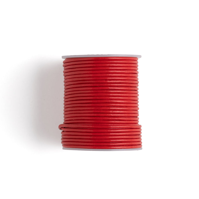 Lacet rond en cuir