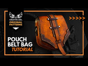 Creative Awl Old-School Pouch Belt Paper Pattern video