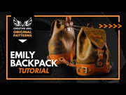 Creative Awl Emily Backpack Paper Pattern video