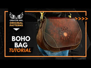 Creative Awl Boho Messenger Bag Paper Pattern video