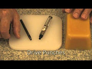 Stitching Hole Spring Leather Punch video