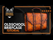 Creative Awl Old-School Briefcase Paper Pattern video