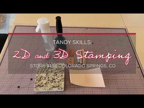 Deer Head Craftool® 3-D Stamp video