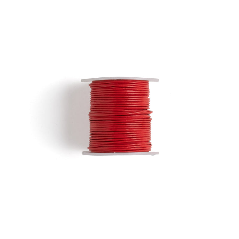 Lacet rond en cuir