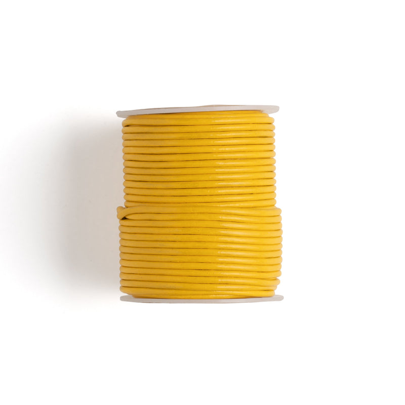 Lacet rond en cuir
