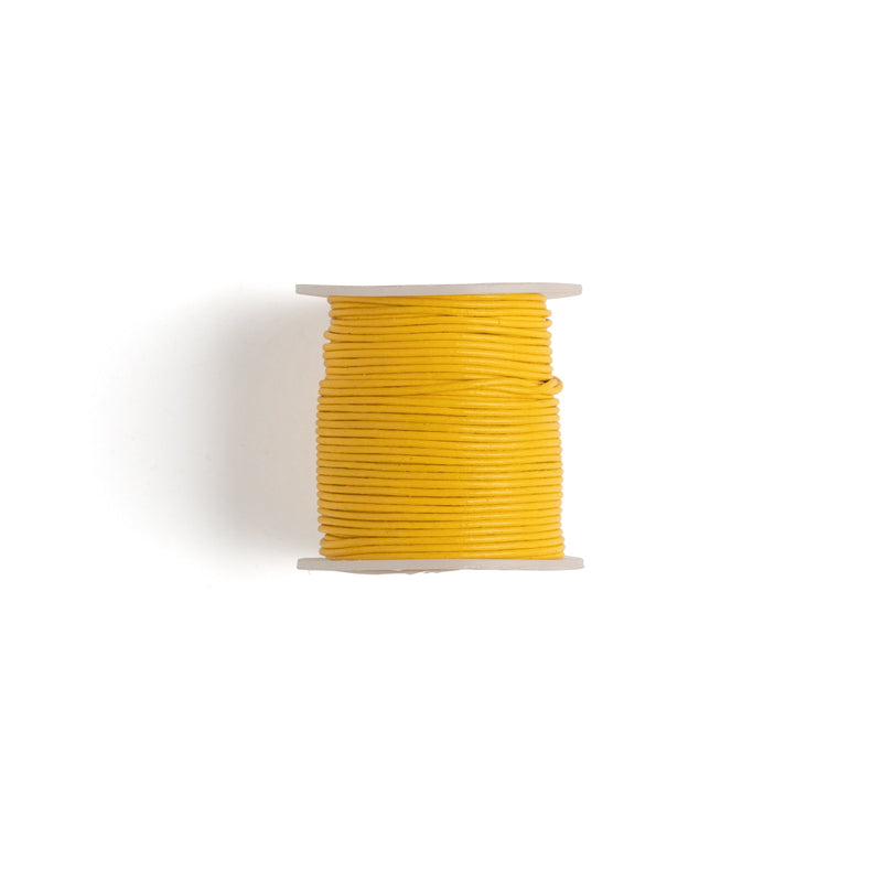 Lacet rond en cuir