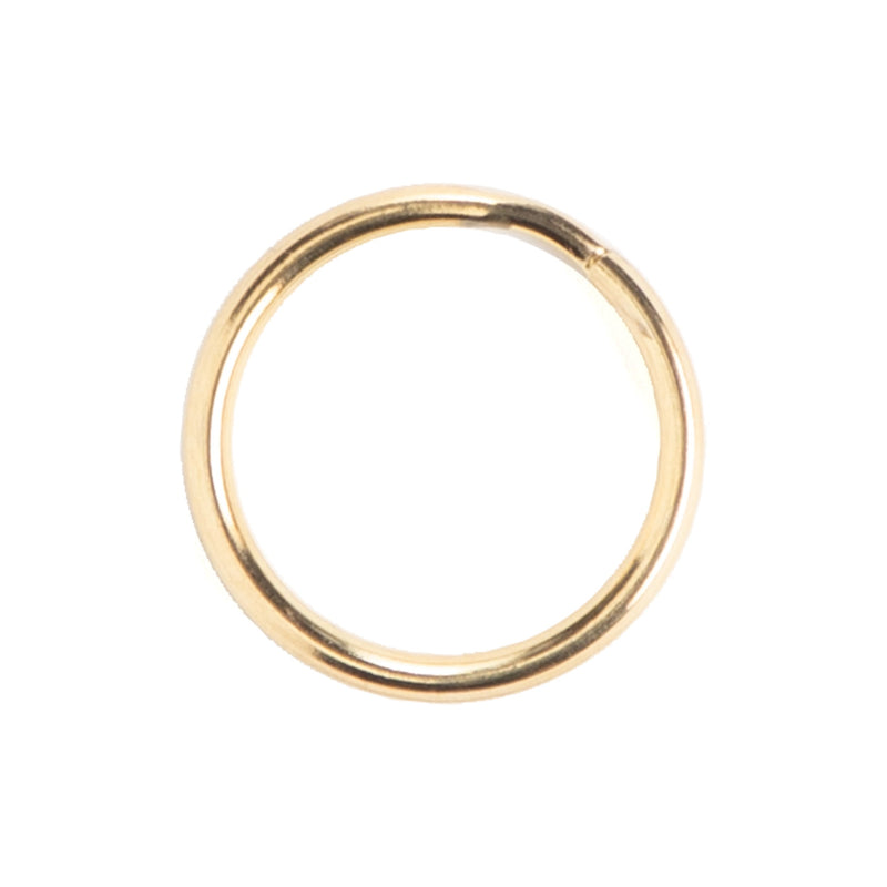 Brass Plated Split Key Rings