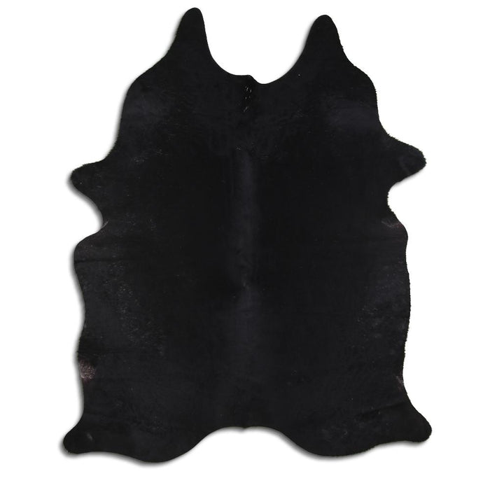Alfombra Luxe Hair-On Cowhide Negro- venta final