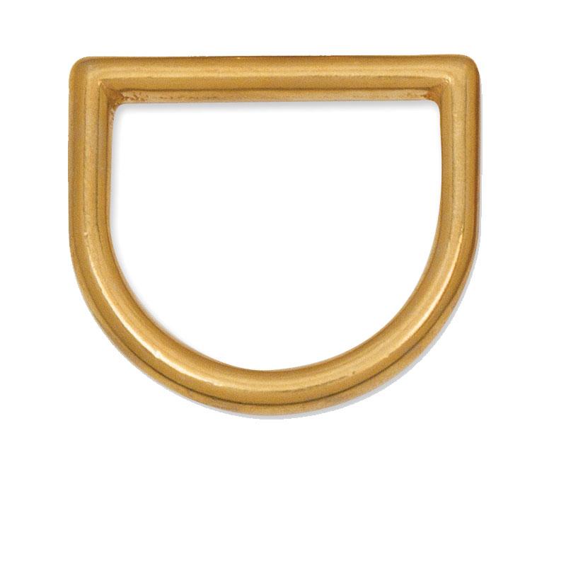 Cast D-Ring-Solid Brass
