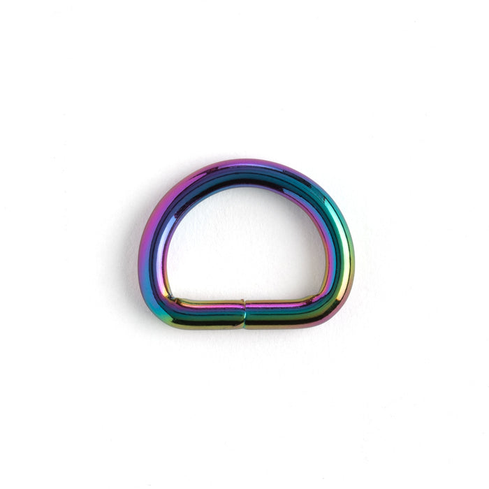 Rainbow Dee Ring 6 Pack