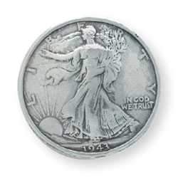 Concho Liberty de medio dólar de 1-3/16" (30 mm)