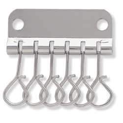6 Hook Key Plate With Chain