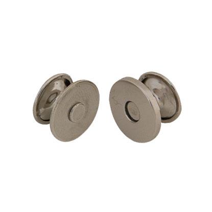 Magnetic Bag Clasp Rivetback Nickel Plate