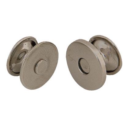 Magnetic Bag Clasp Rivetback Nickel Plate