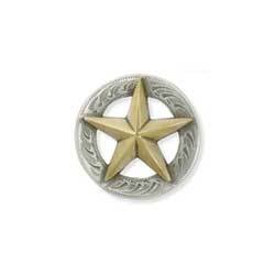 3-D Texas Star Conchos