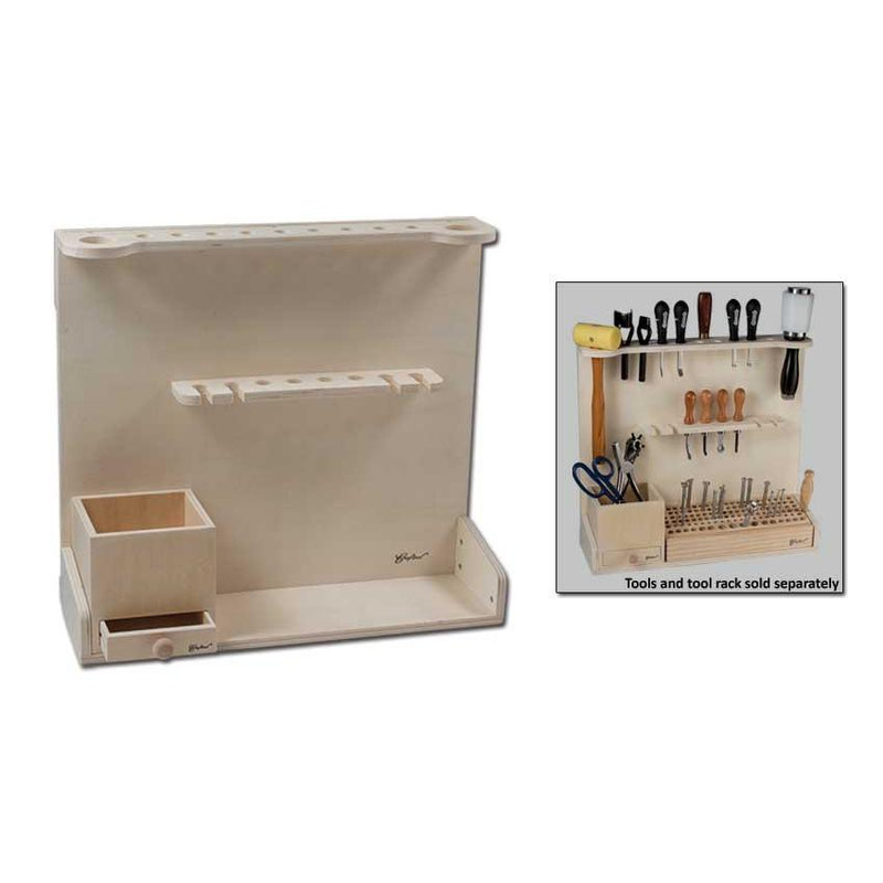 Deluxe Wood Hand Tool Rack