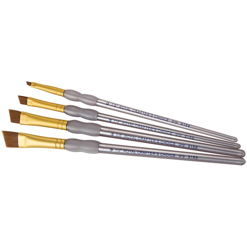 Lot de 4 ensembles de pinceaux Taklon